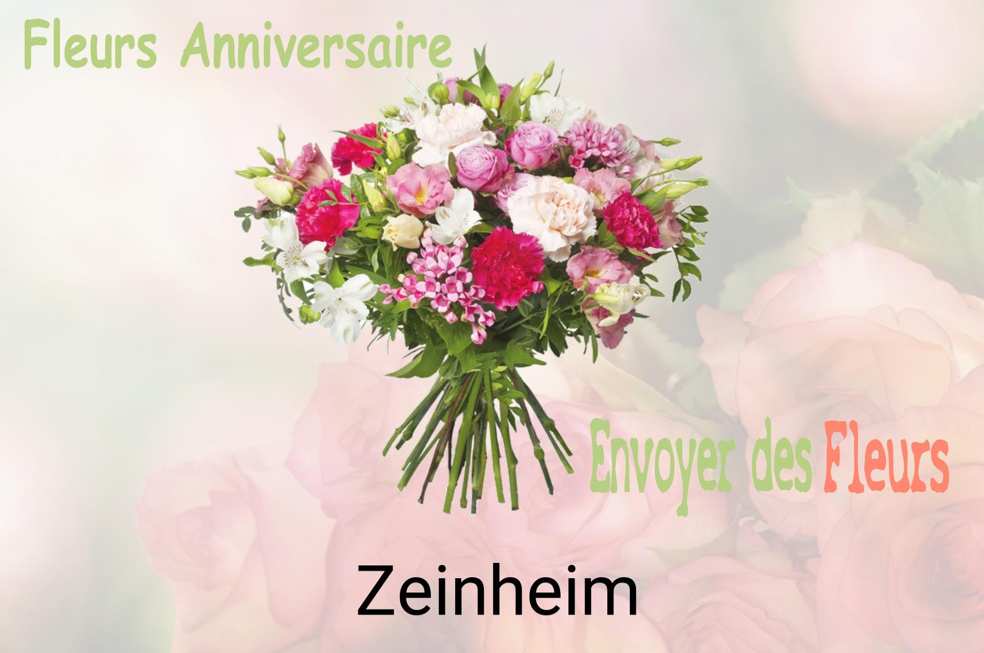 Bouquet de fleurs d’anniversaire livré à Zeinheim