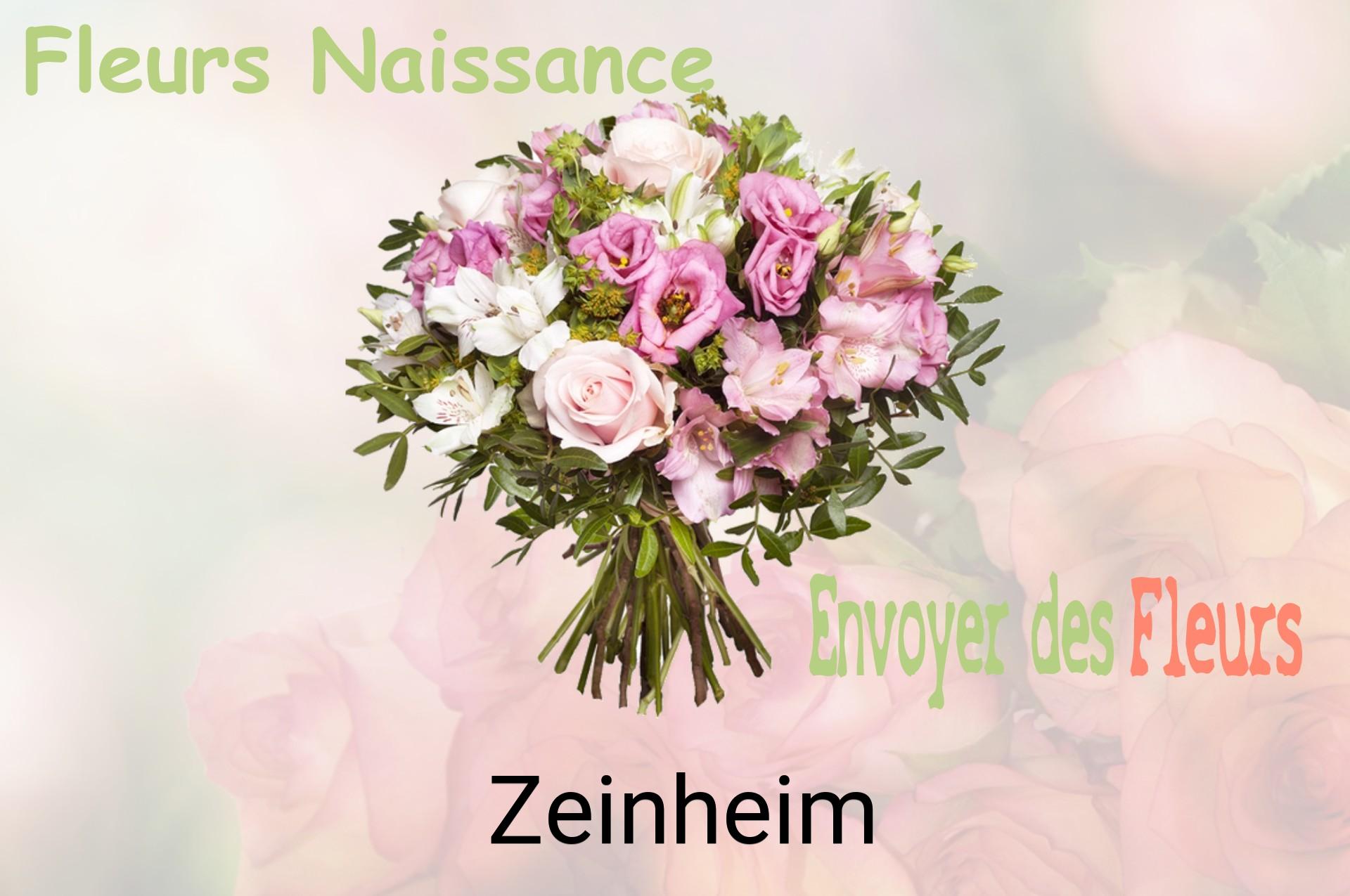 Bouquet de fleurs de naissance livré à Zeinheim